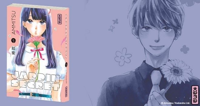 Les éditions Kana annonce le manga shôjo Jardin secret