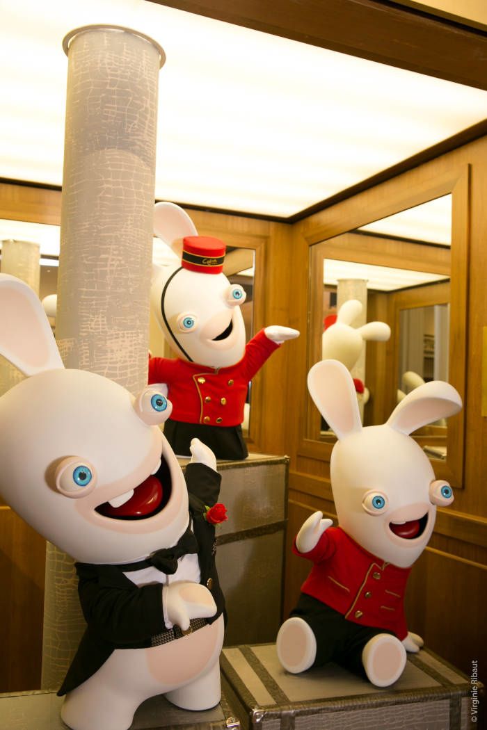 Le Musée Grévin fait entrer Les Lapins Crétins dans l'histoire de France