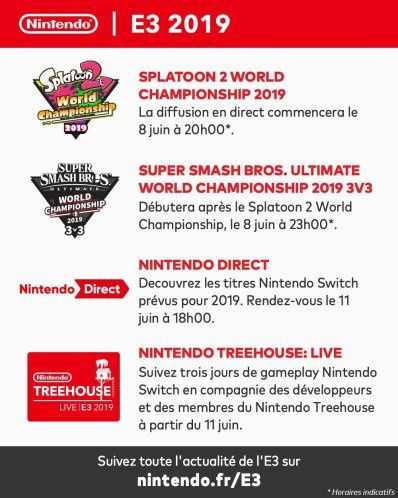 Nintendo dévoile son programme E3 2019 ! 