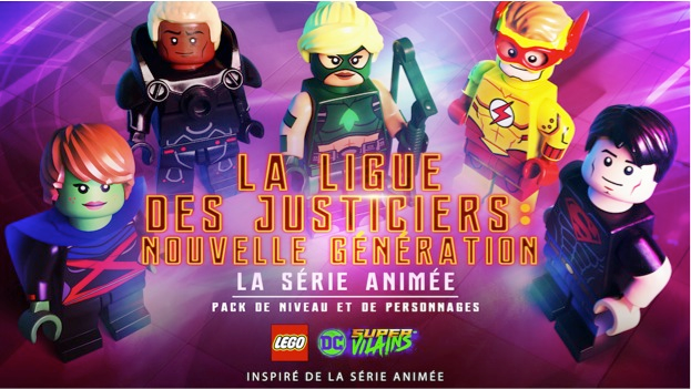 LEGO DC Super-Vilains : La Ligue des Justiciers : Nouvelle Génération disponible