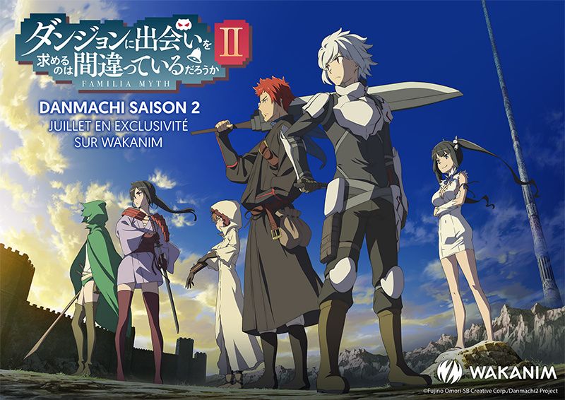 La saison 2 de « Danmachi » en juillet en exclusivité sur Wakanim.tv