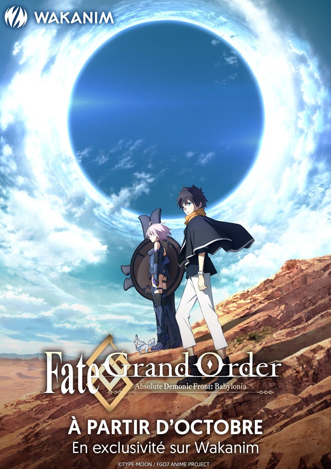 Fate/Grand Order revient en octobre sur Wakanim !