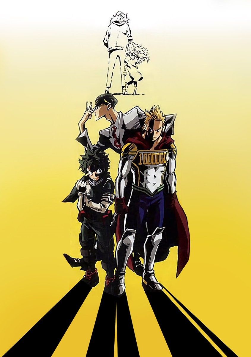 My hero academia saison 4 : poster officiel