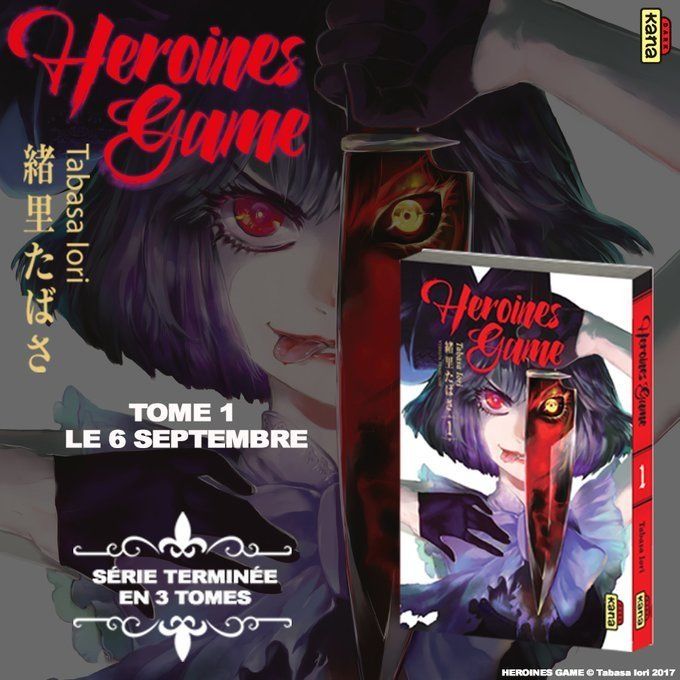 Le manga Heroines Game annoncé via les éditions PIKA