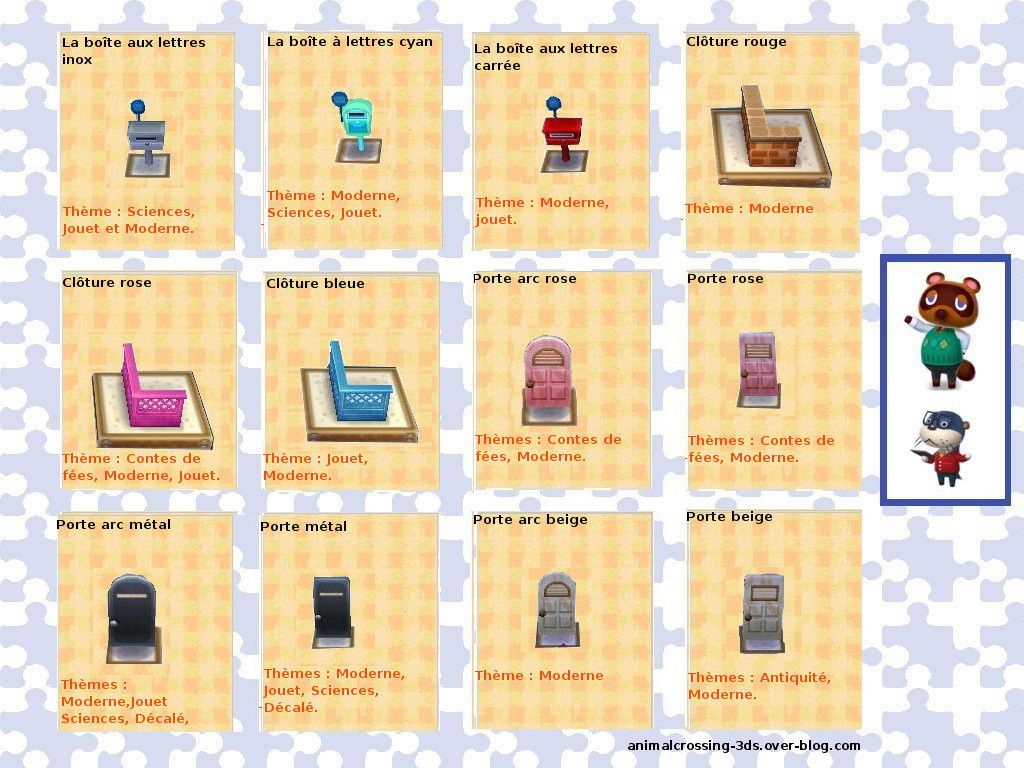 Le thème moderne : concours AJD (en cours)