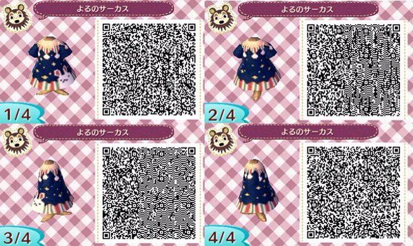 Les qr codes robes (4) : - Animal Crossing New Leaf