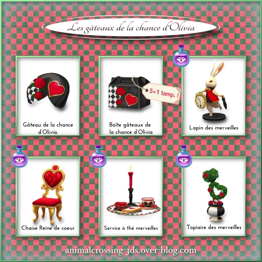 Gateau Merveilles D Olivia Animal Crossing New Leaf