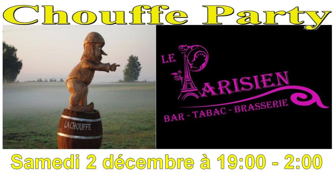 Chouffe-Party à la Brasserie Le Parisien à Maurs