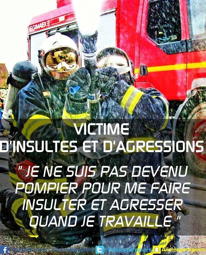 Stop aux insultes et agressions envers les sapeurs-pompiers 