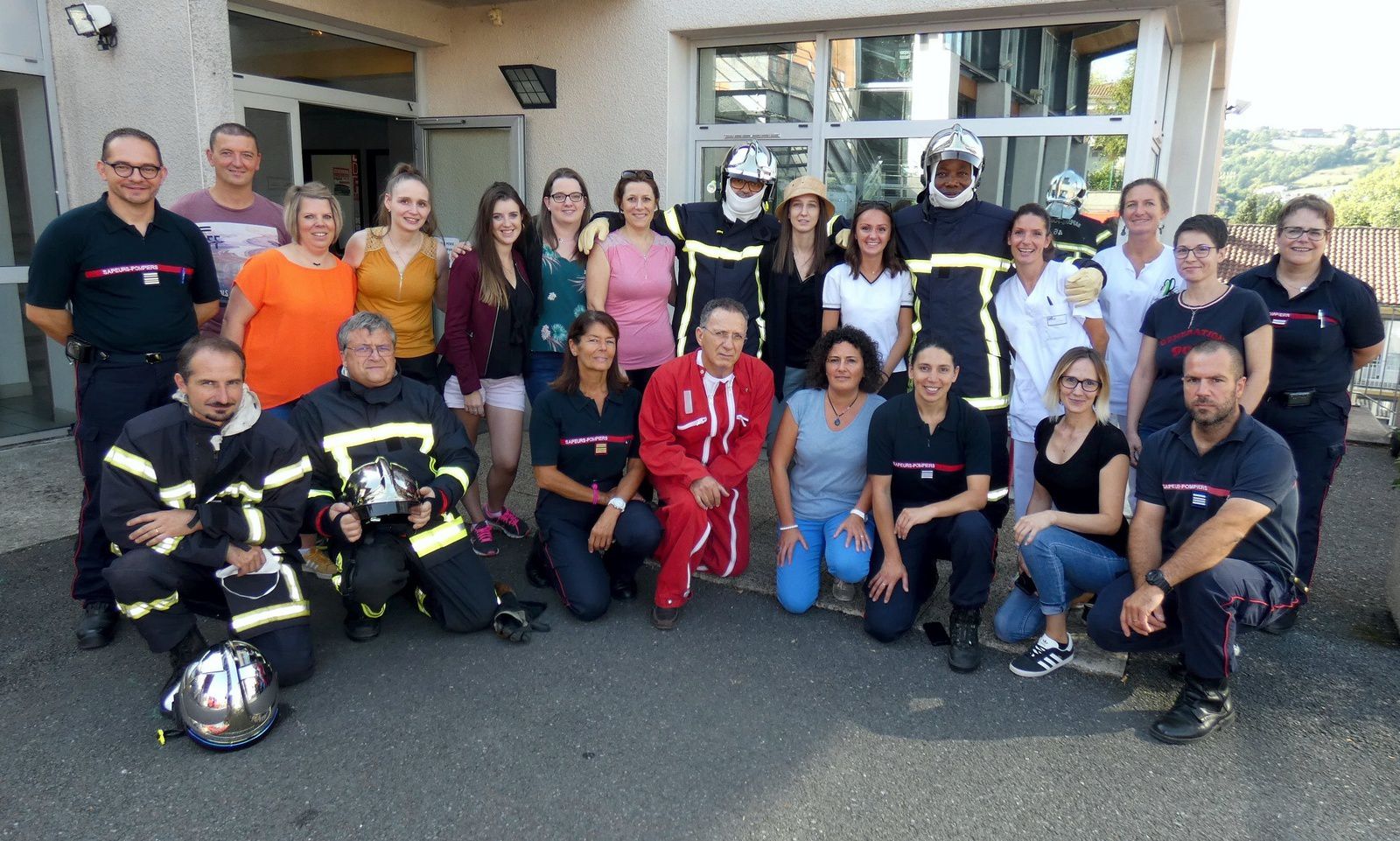 Figeac (46) - Journée d'échange entre les pompiers et les personnels des urgences du centre hospitalier