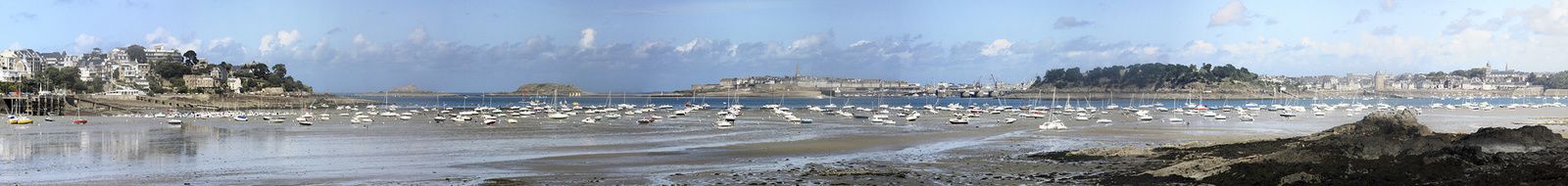 Panorama de saint malo par Yann Chollet, photographe professionnel sur la cite corsaire.