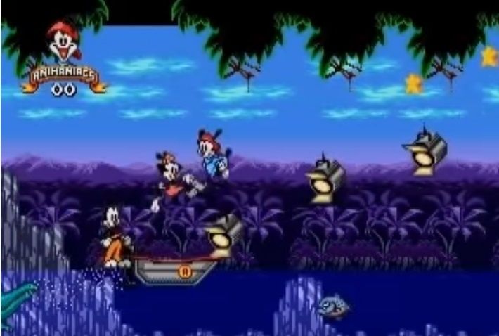 jeu megadrive Animaniacs