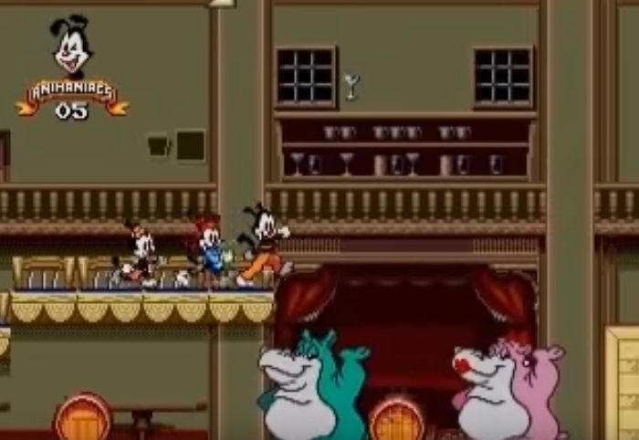 jeu megadrive Animaniacs