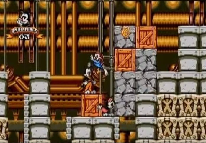 jeu megadrive Animaniacs