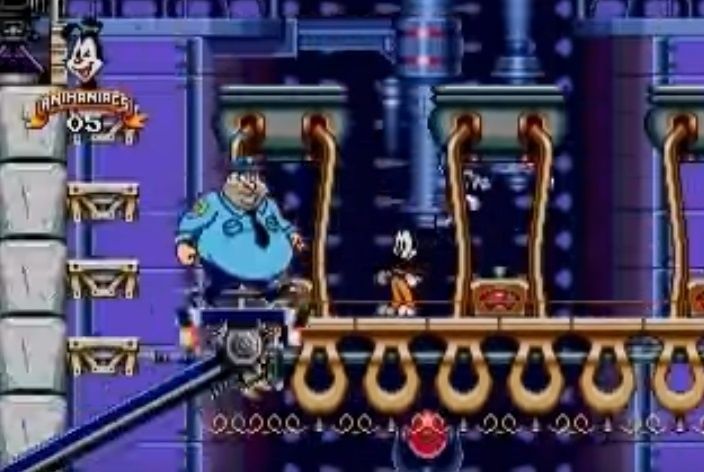 jeu megadrive Animaniacs