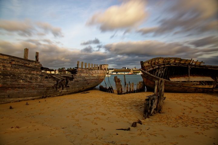CIMETIERE DE BATEAUX DE LA BARRE D ETEL - Photo de mer.over-blog.com