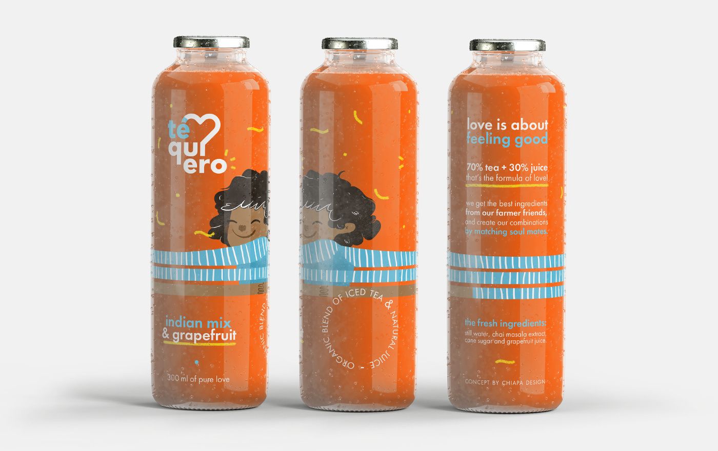 Té Quiero (boisson) I Design (concept) : Chiapa Design, Sao Paulo, Brésil (juillet 2017)