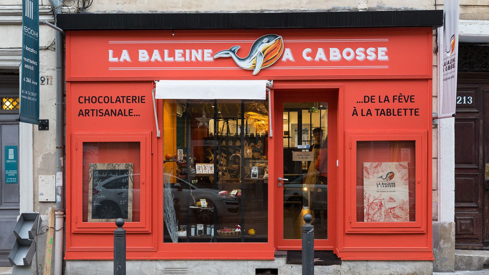 La Baleine à Cabosse (1ère chocolaterie artisanale "bean-to-bar"/"de la fève à la tablette" de Marseille) I Design : 2S Global Design, Marseille, France (avril 2018)