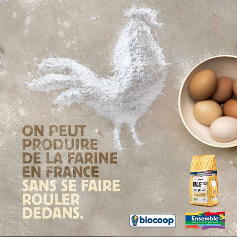 Biocoop : "On peut produire de la farine en France sans se faire rouler dedans" (farine équitable, origine France, 100% bio) I Quinzaine du Commerce équitable (mai 2018)