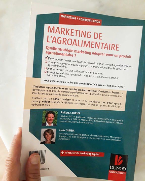 Marketing de l'agroalimentaire - 3e édition, Philippe Aurier, Lucie Sirieix, ed. Dunod (2016)