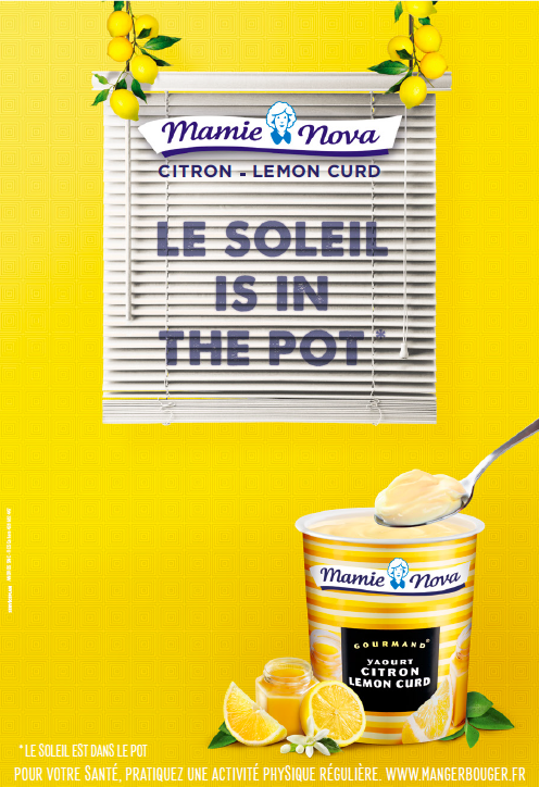 Mamie Nova/Andros (yaourts gourmands) I Agence : Serviceplan, Paris, France (novembre 2018)