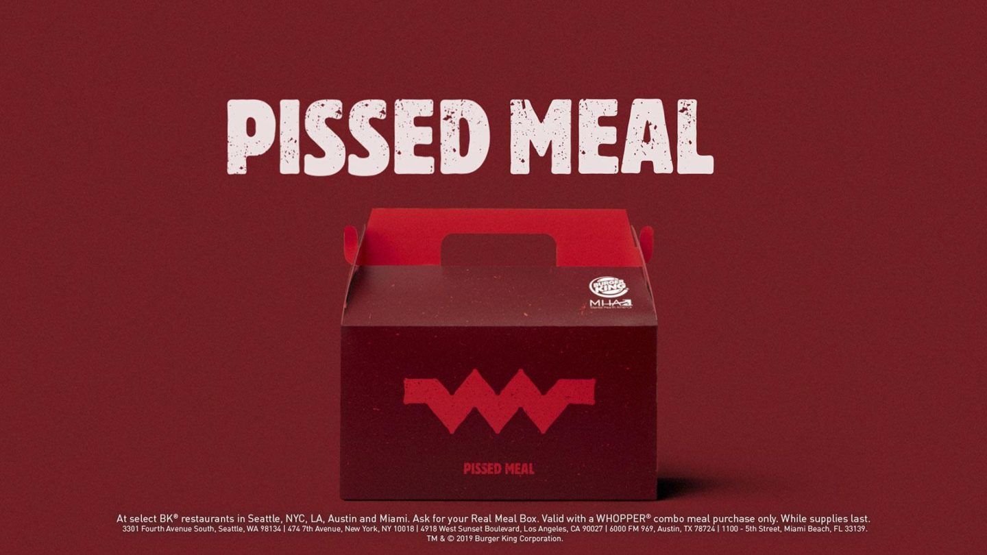 Burger King - Pissed Meal