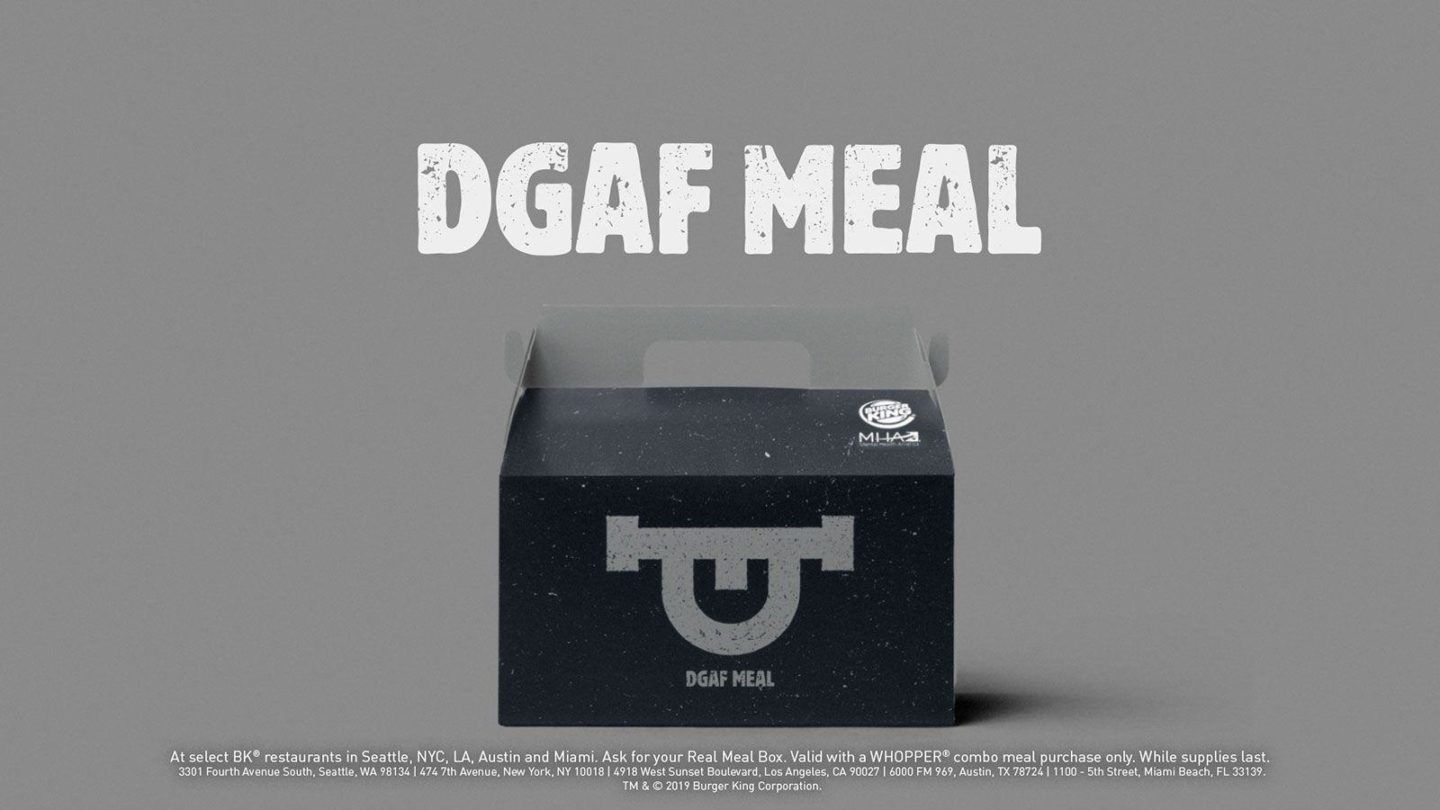 Burger King - DGAF Meal