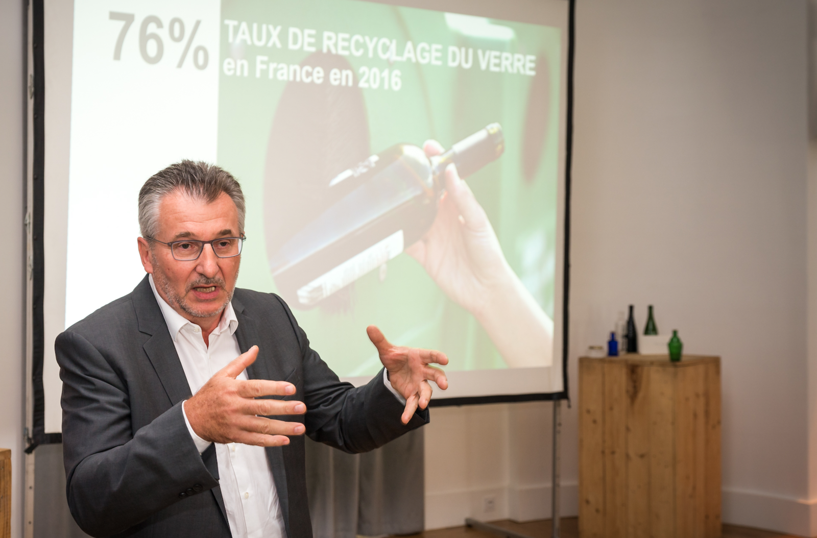 Verallia Design Awards 2019 : Jacques Bordat, président de la Fédération des chambres syndicales des industries du verre