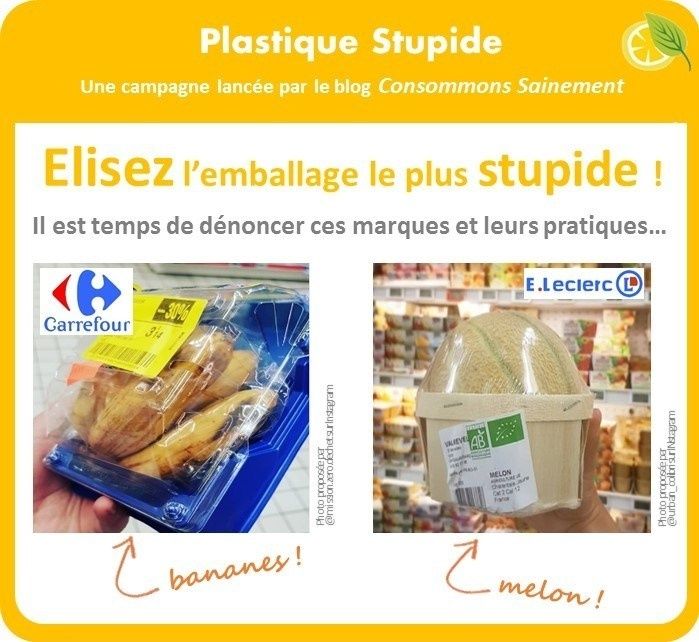 Campagne "Plastique stupide" : élisez l'emballage le plus stupide !