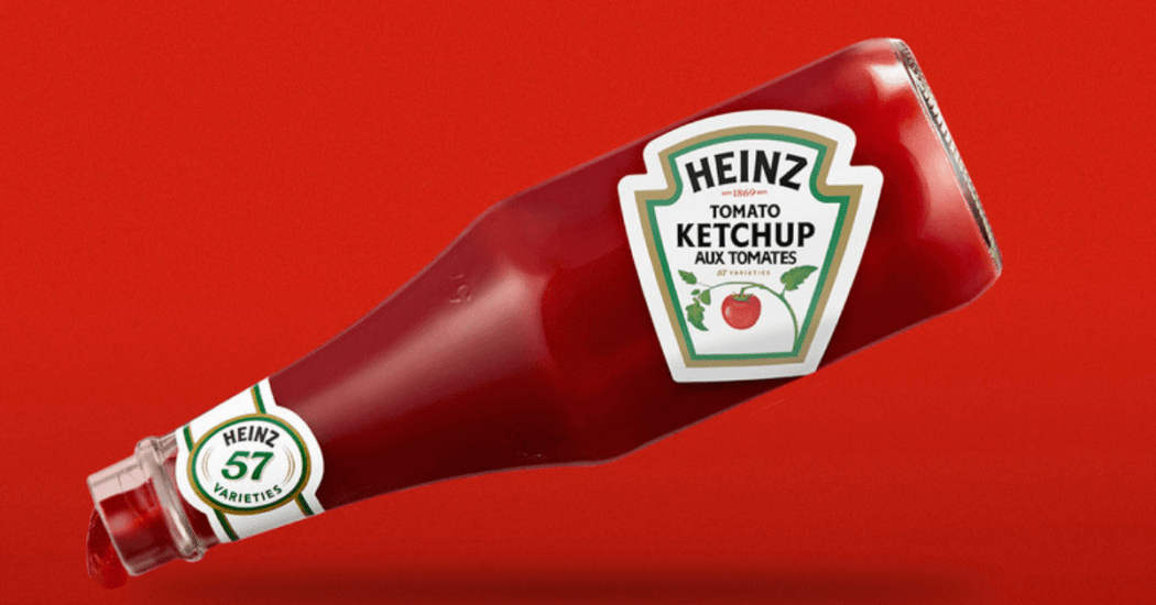 Heinz change le sens de ses étiquettes pour montrer comment verser son ketchup correctement