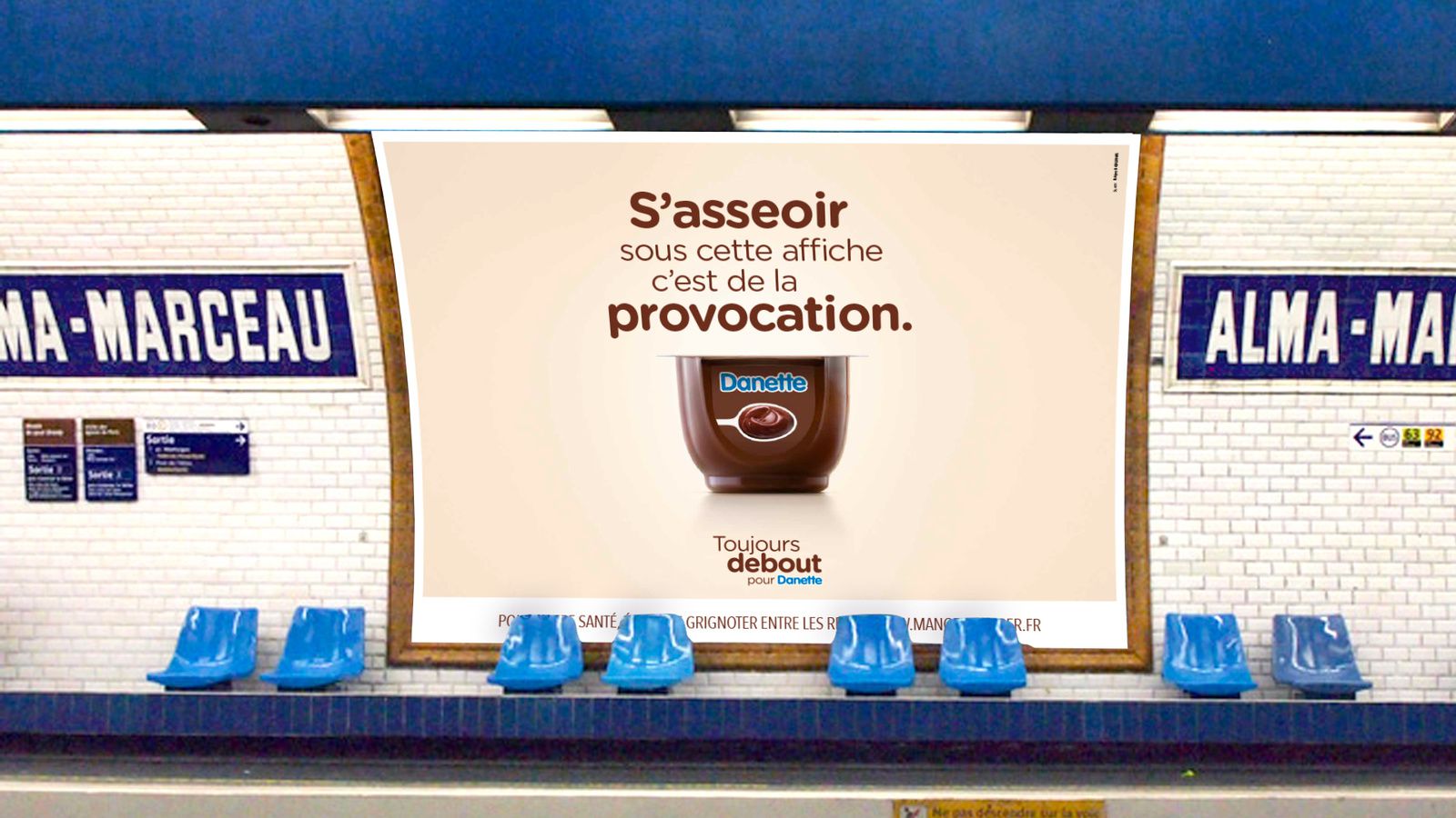 Danette revient en publicité avec une nouvelle signature "Toujours debout"