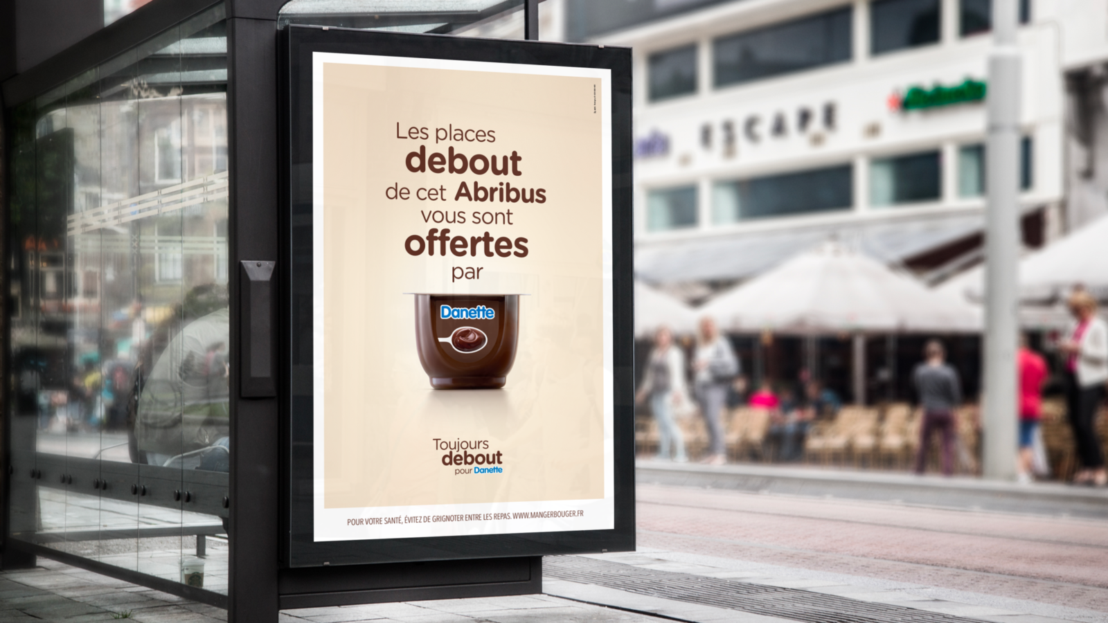 Danette revient en publicité avec une nouvelle signature "Toujours debout"