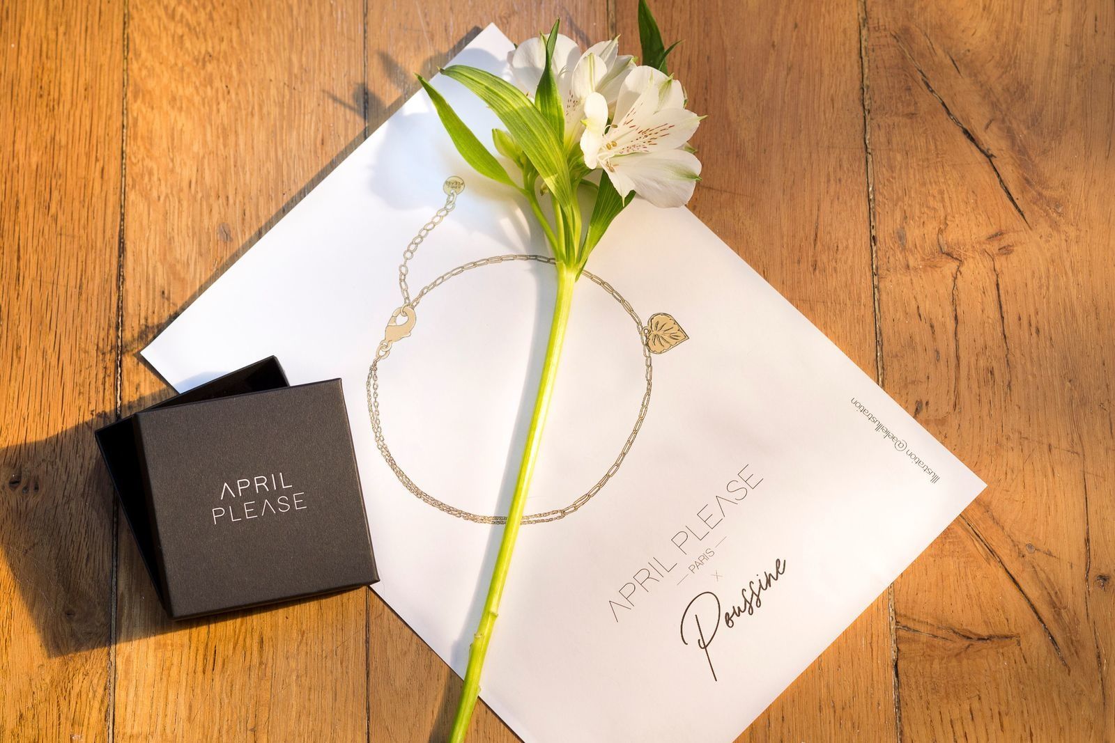 Bracelet April Please x Poussine en édition limitée