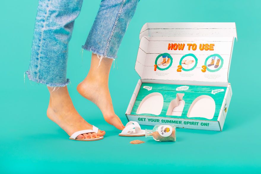Malibu's Winter Survival Kit : the world's first winter flip-flops