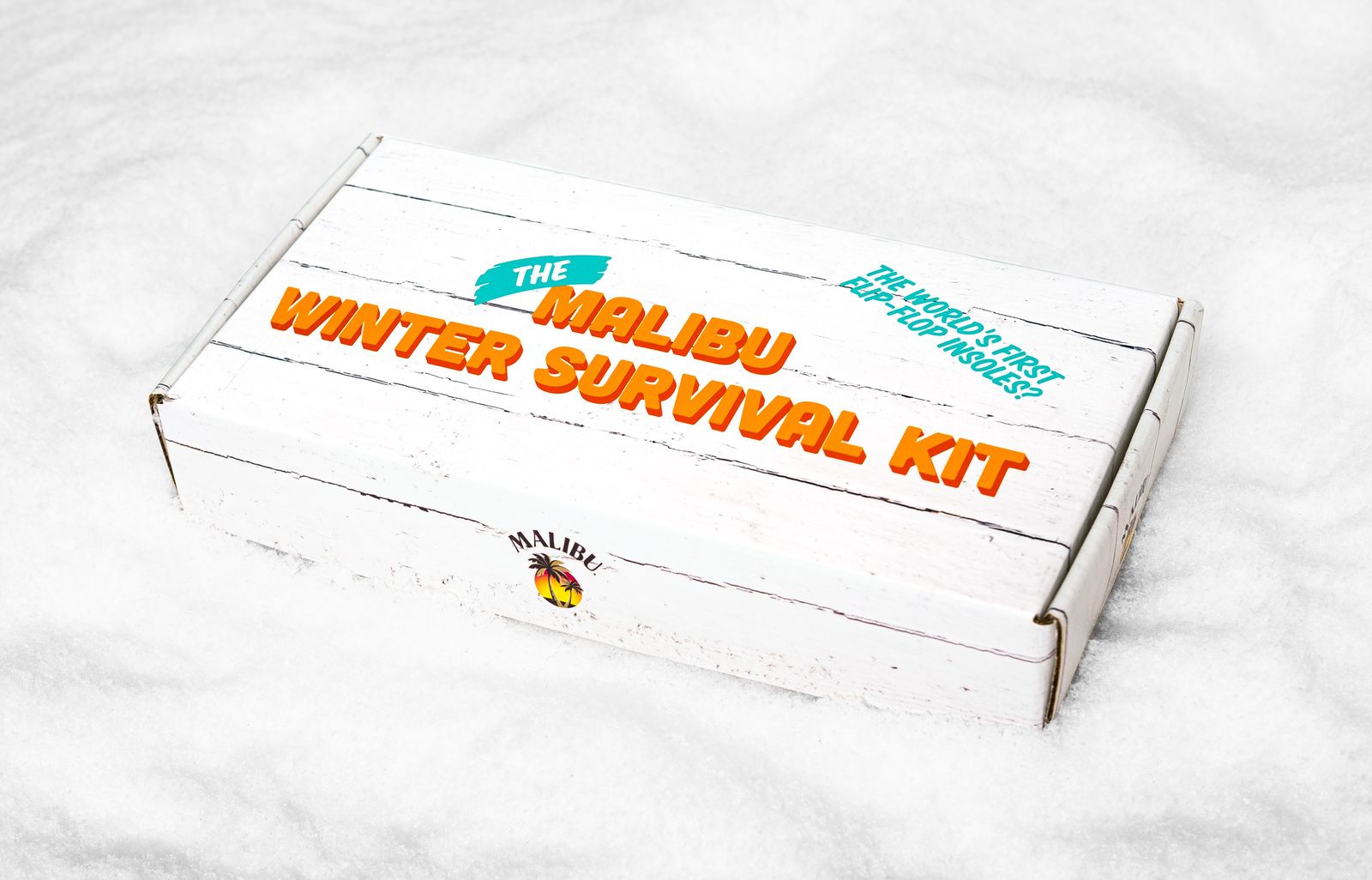 Malibu's Winter Survival Kit : the world's first winter flip-flops