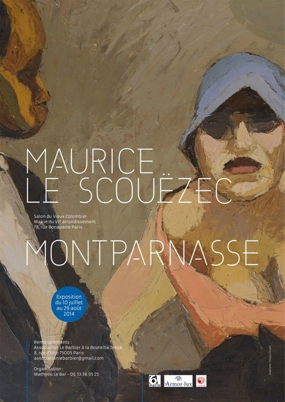 Affiche exposition Le Scouëzec Montparnasse été 2014