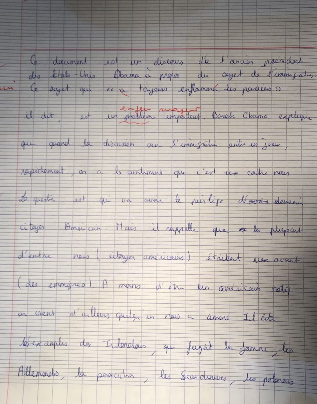 Obama S Speech Script Elements De Correction Englishcool
