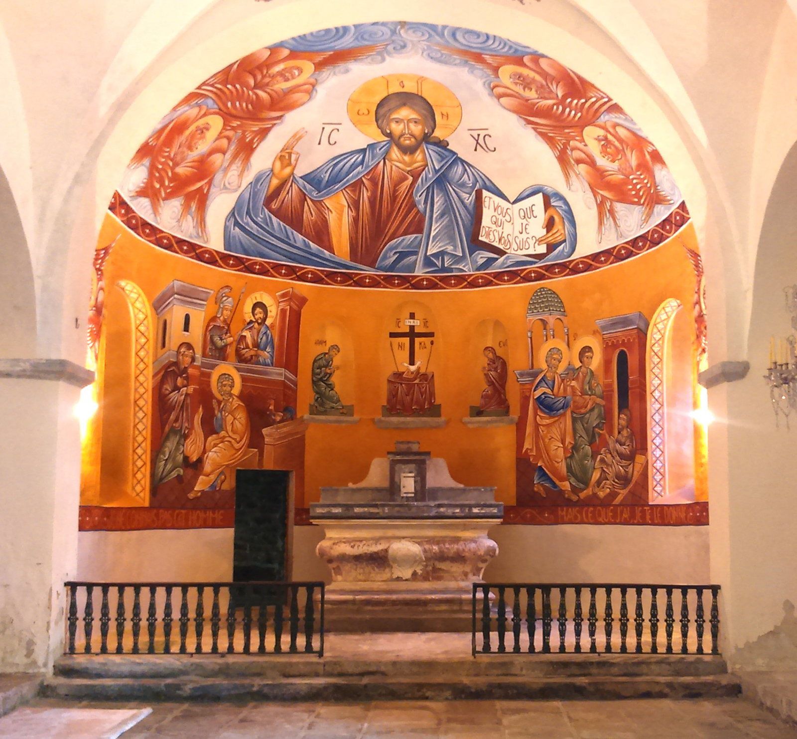 Fresque de l’église de Tastavy (Tarn)