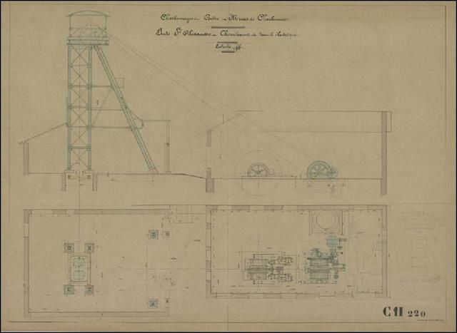 Plan issue des archives départementales du Puy de Dome