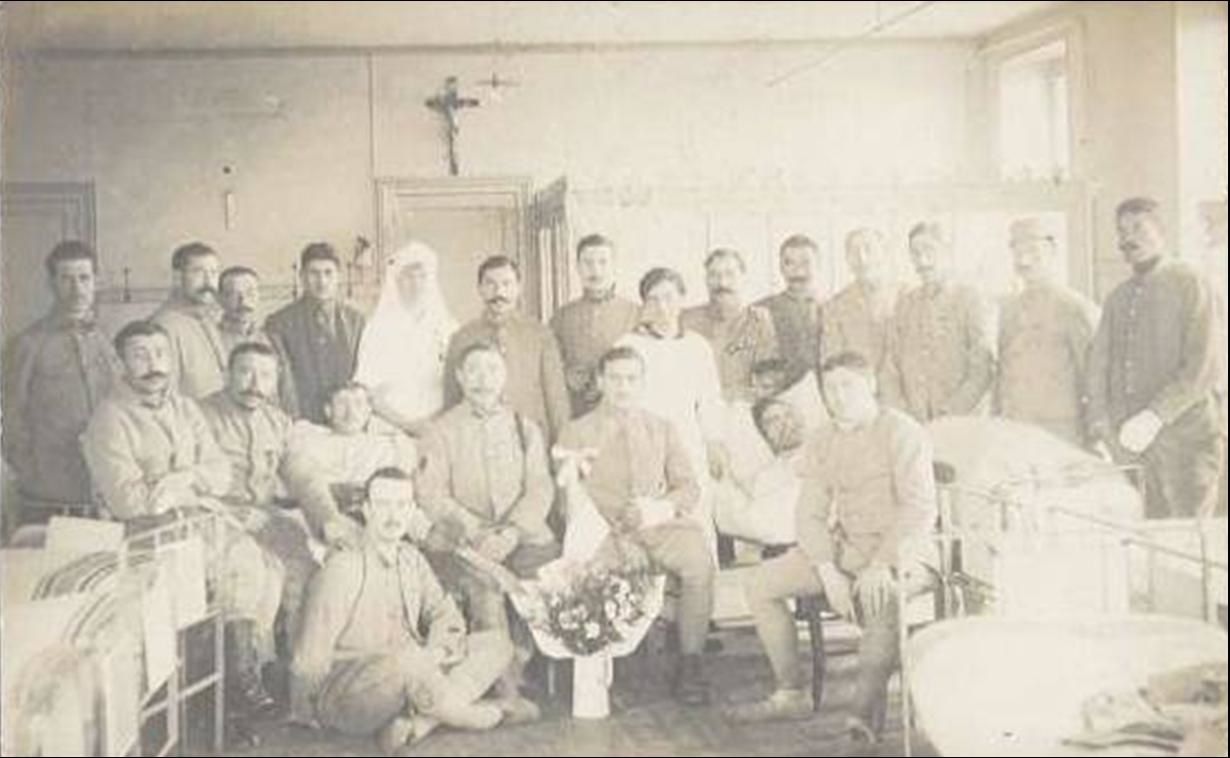 Hopital militaire à Clermont en 1918