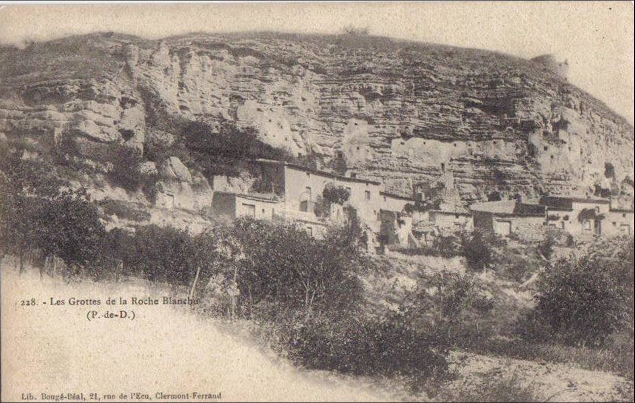 Les grottes troglodytes de la Roche Blanche