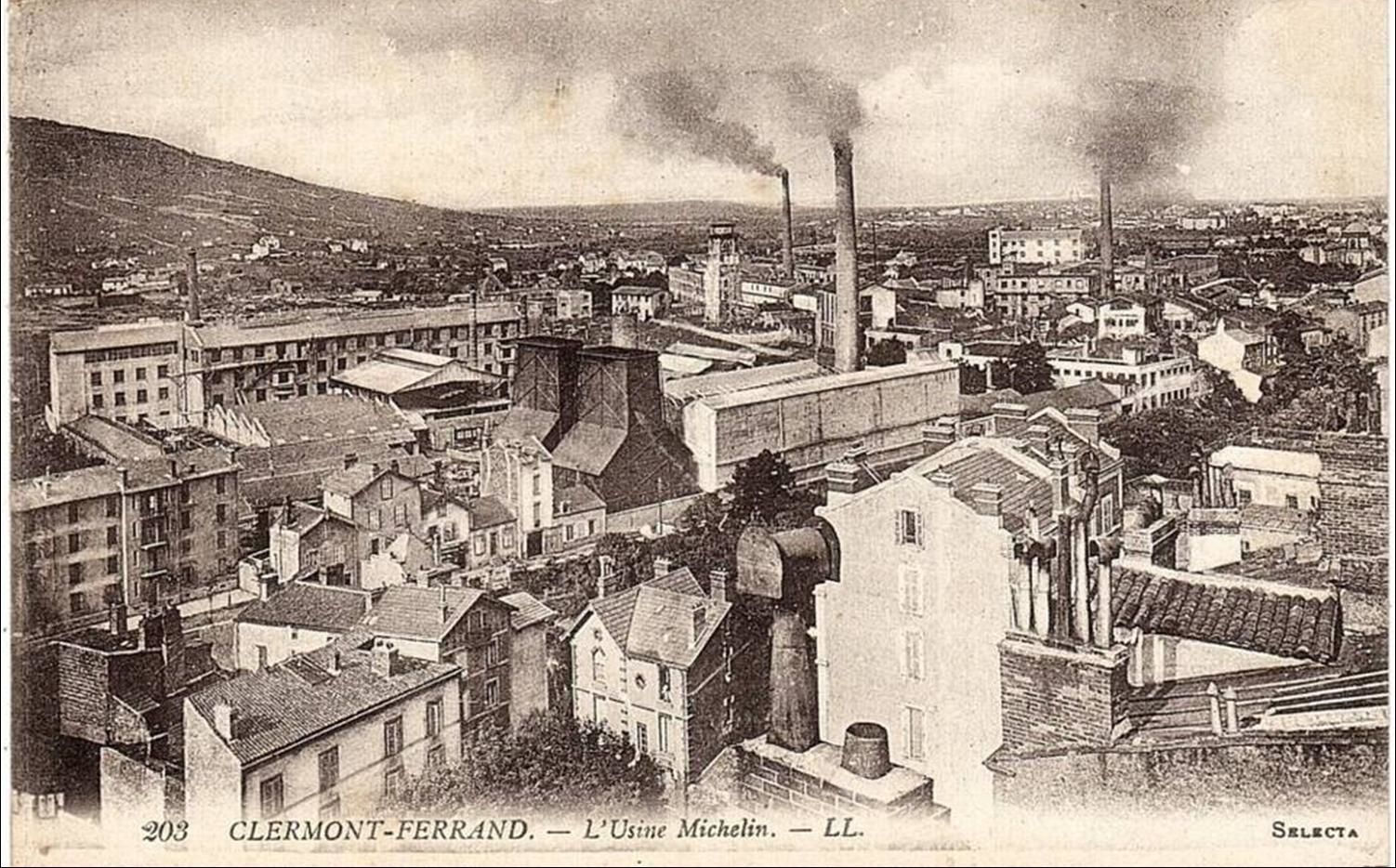 Vue des sites de production