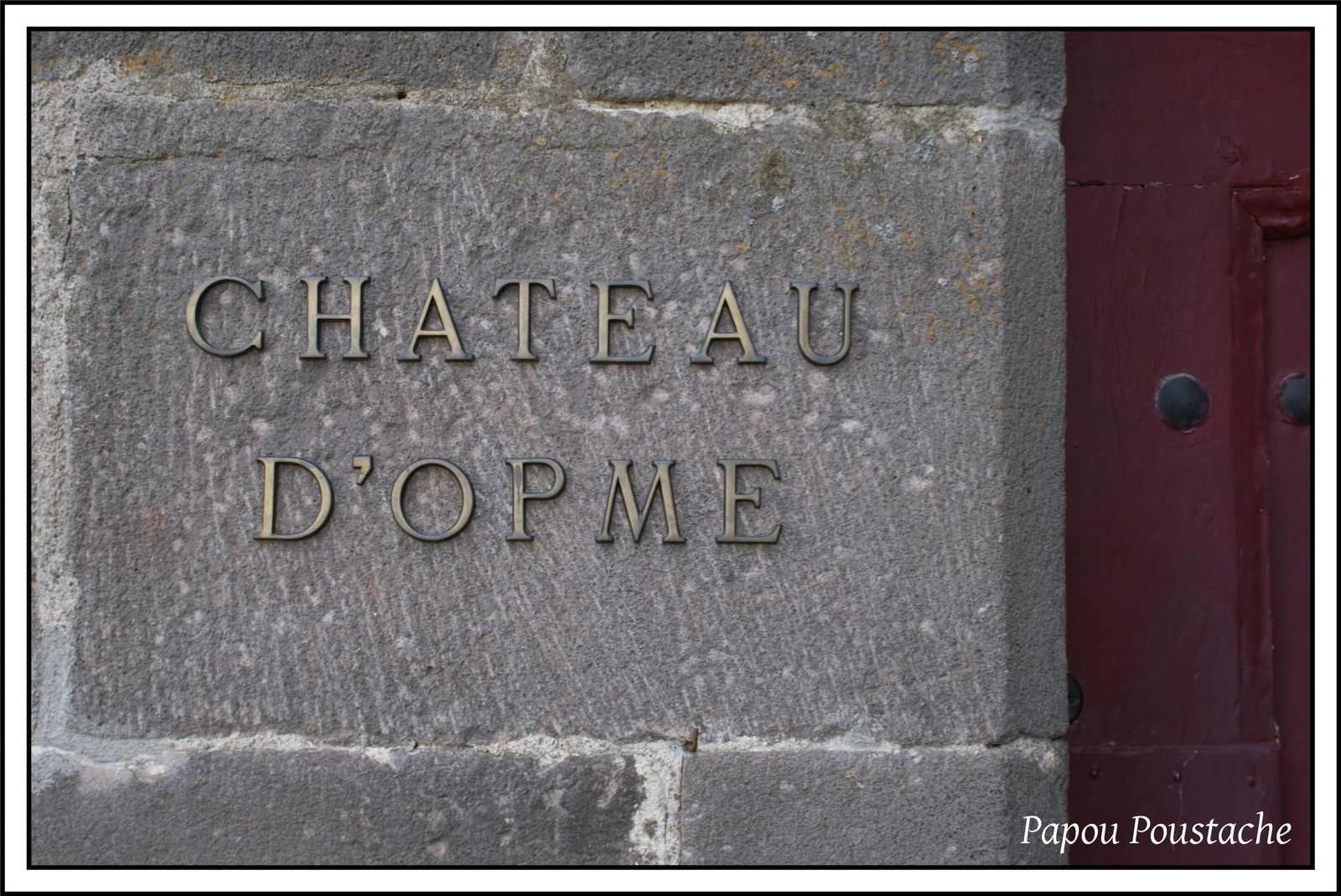 Patrimoine auvergnat:Le château d'Opme