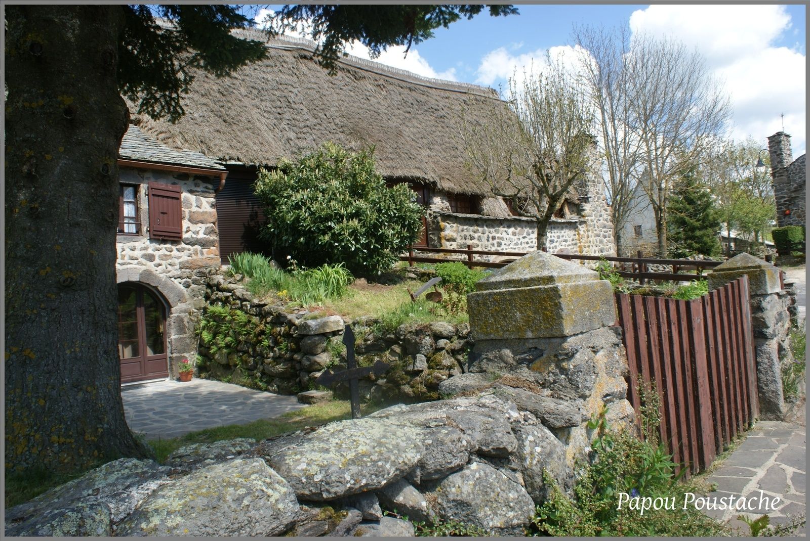 Les toits de Chaume à Moudeyres
