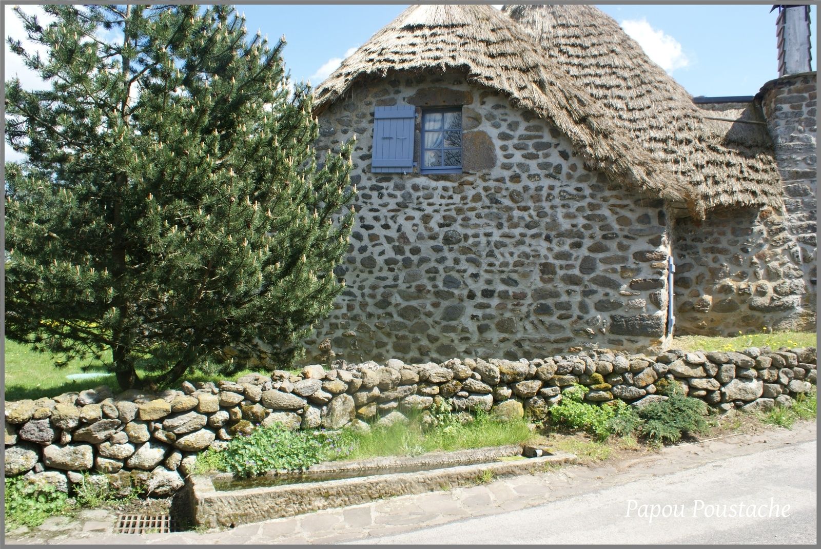 Les toits de Chaume à Moudeyres