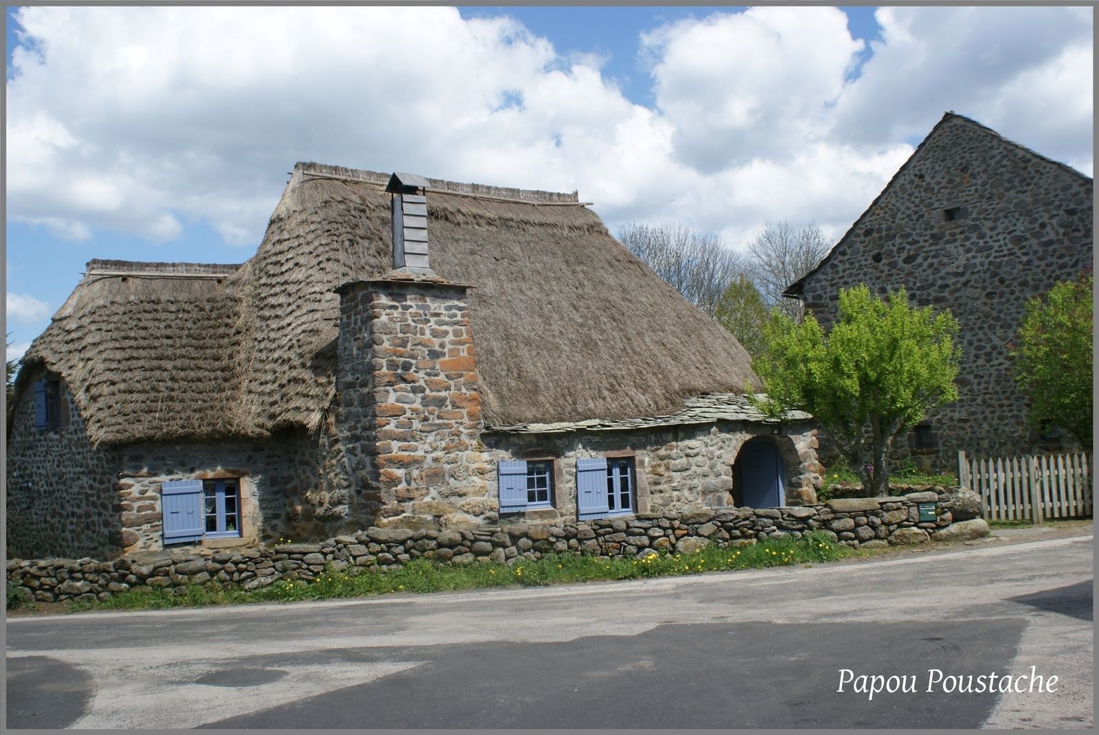 Les toits de Chaume à Moudeyres