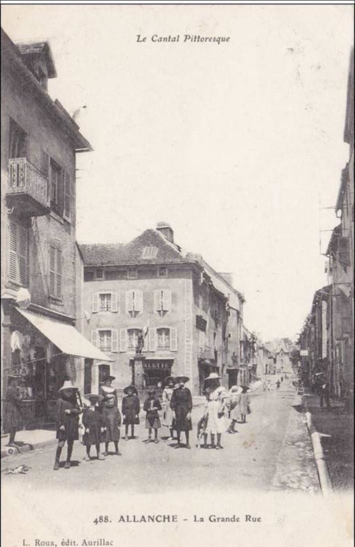 Les rues d'Allanche