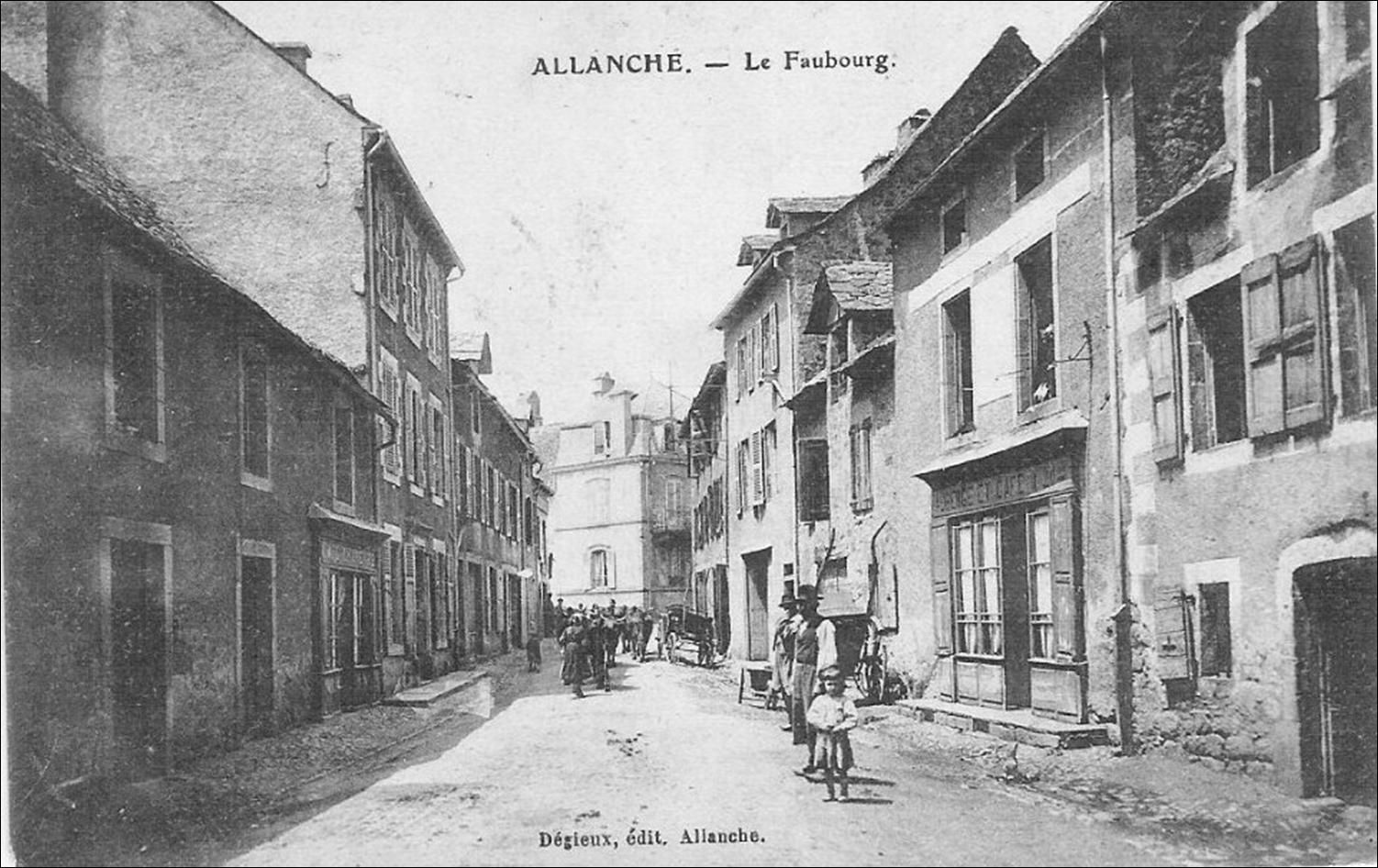 Les rues d'Allanche