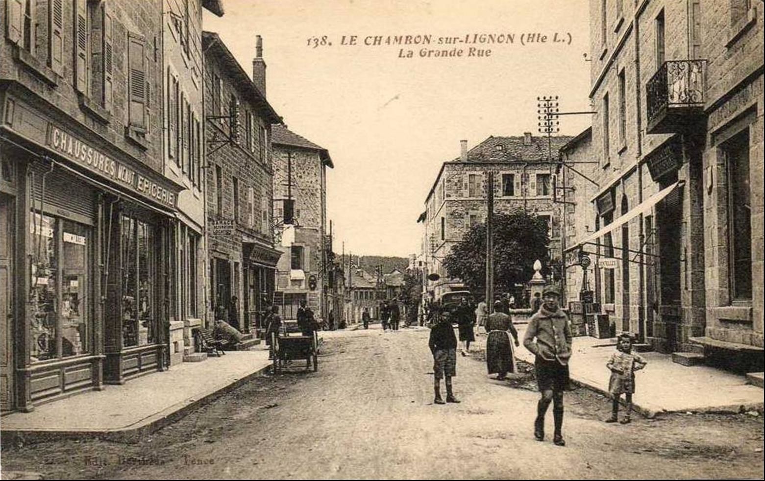Au hasard dans les rues du Chambon sur Lignon