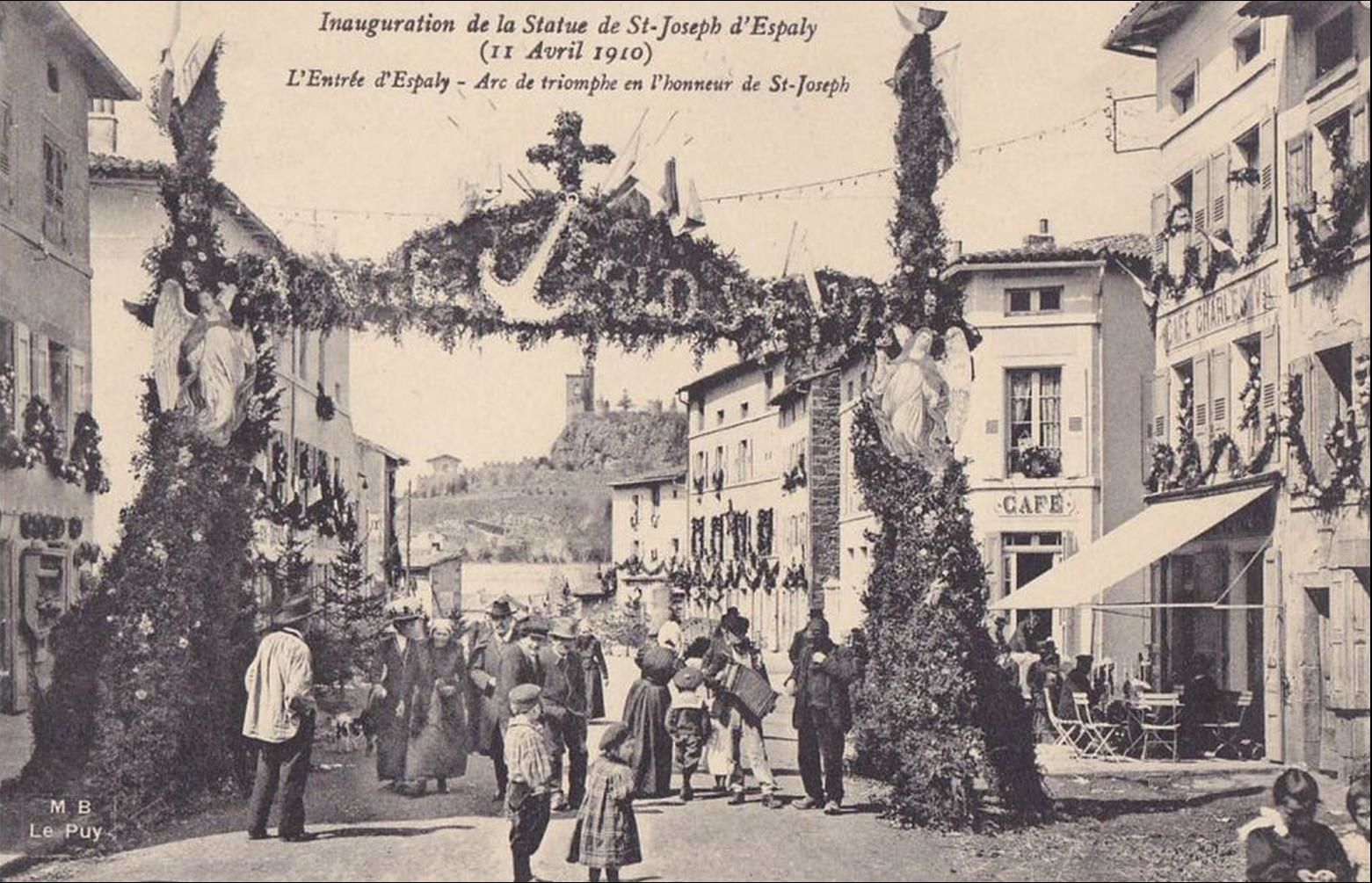 Patrimoine auvergnat: La statue Saint Joseph à Espaly